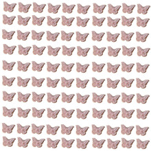 Practical Pearls Decorated Butterfly Appliques For-Light Pink