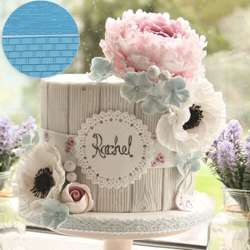 (52104-2) 2pcs Bark Wall Cake Molds for Wedding Cupcakes