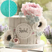 (52104-1) 2pcs Bark Wall Cake Molds for Wedding Cupcakes