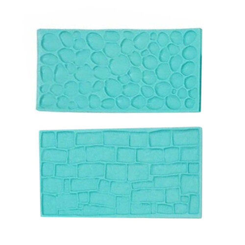 (52105-1) 2pcs Bark Wall Cake Molds for Wedding Cupcakes