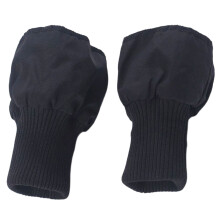 Ribbed Sleeve Cuff Elastic Ribbed Cuff For Puffer Jackets-Black