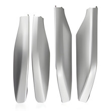 4 Peças de Capa para Bagageiro de Teto de Carro para  GX470 2003-2009 Trilhos de Teto Tampa de Extremidade Do Rack de Teto