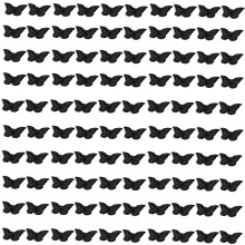 Practical Pearls Decorated Butterfly Appliques For-Black