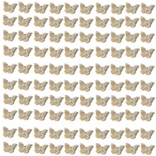 Robuste Perlen, Perlen, Schmetterlinge, zum Nähen von-Beige