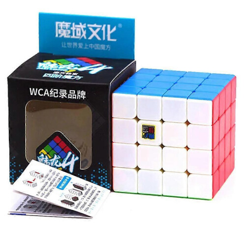 (Stickerless) 4x4 Stickerless Speed Cube 59mm Puzzle For Fast Solving & Competitions 1