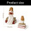 Reading Girl Figurines Reading Thinker Statues Table Ornament 3