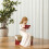 Reading Girl Figurines Reading Thinker Statues Table Ornament 5
