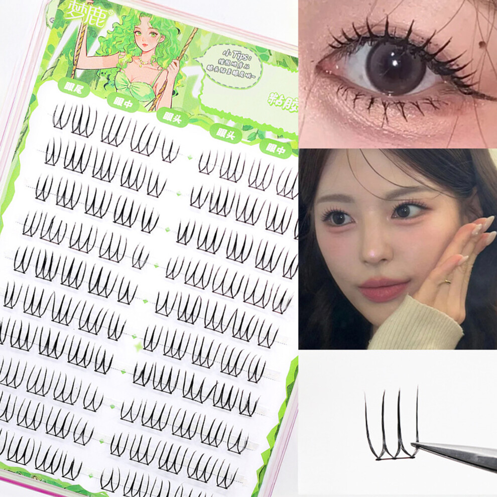 Roc-Electron 7-11Mm Dense Soft C Curl Eyelash Clusters