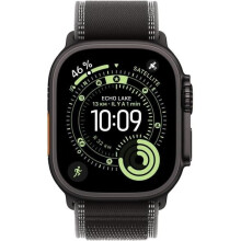 Apple Watch Ultra 3 GPS+Cellular 49mm Schwarzes Titangehäuse MF1H4 M/L Schwarz/Anthrazit Trail Loop