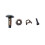 Boulon Central de Rechange Lopper, Lot de 5 Vis de Pivot 1