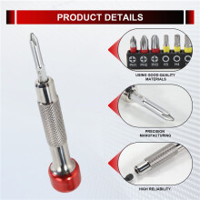 DONUMEH Screwdriver Multifunctional Keychain Magnet Tool for Portable Bike Repair