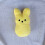 Peluche de conejito de Pascua de 6 pulgadas 7