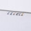 Crystal Nose Stud Piercing L-Shaped 20G 4