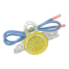 (Blue Bow 1pc) AB Lemon Hair Claw Clip - Summer Gift for Women