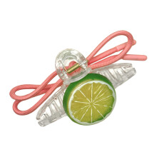 (Pink Bow 1pc) AB Lemon Hair Claw Clip - Summer Gift for Women
