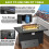 Propane Gas FirePit Table with Tempered Glass Wind Guard 4