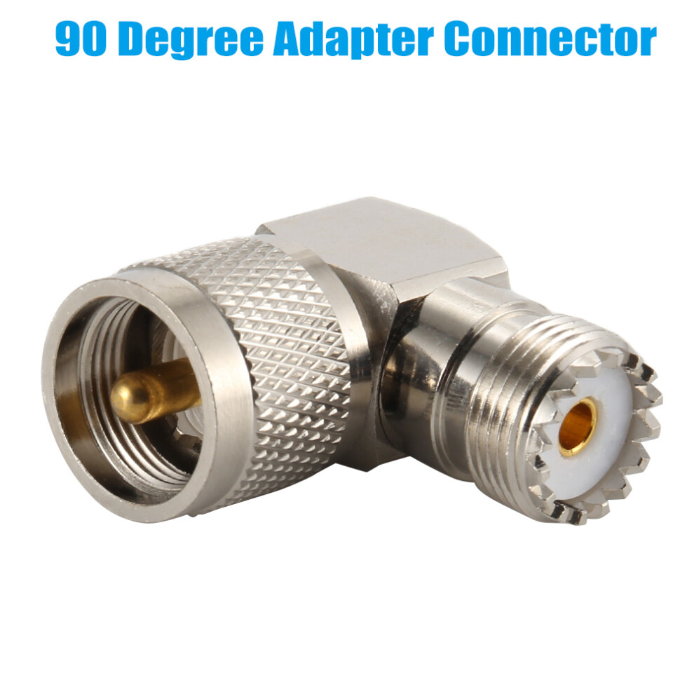 90 Uhf Male Pl259 To Female So239 Adapter 6001832444516