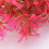Pink Aquarium Decor Plastic Grass Safe for Fish with Weighted Base 4