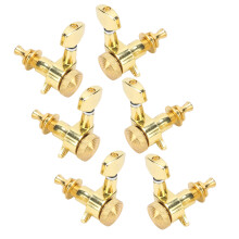 6 Stück goldene Stimmwirbel für E-Gitarre, 17,5 mm, Sets mit Lockfunktion
