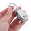 Hanging Wire Towing Pulley Mount Silver 10 Pcs 3