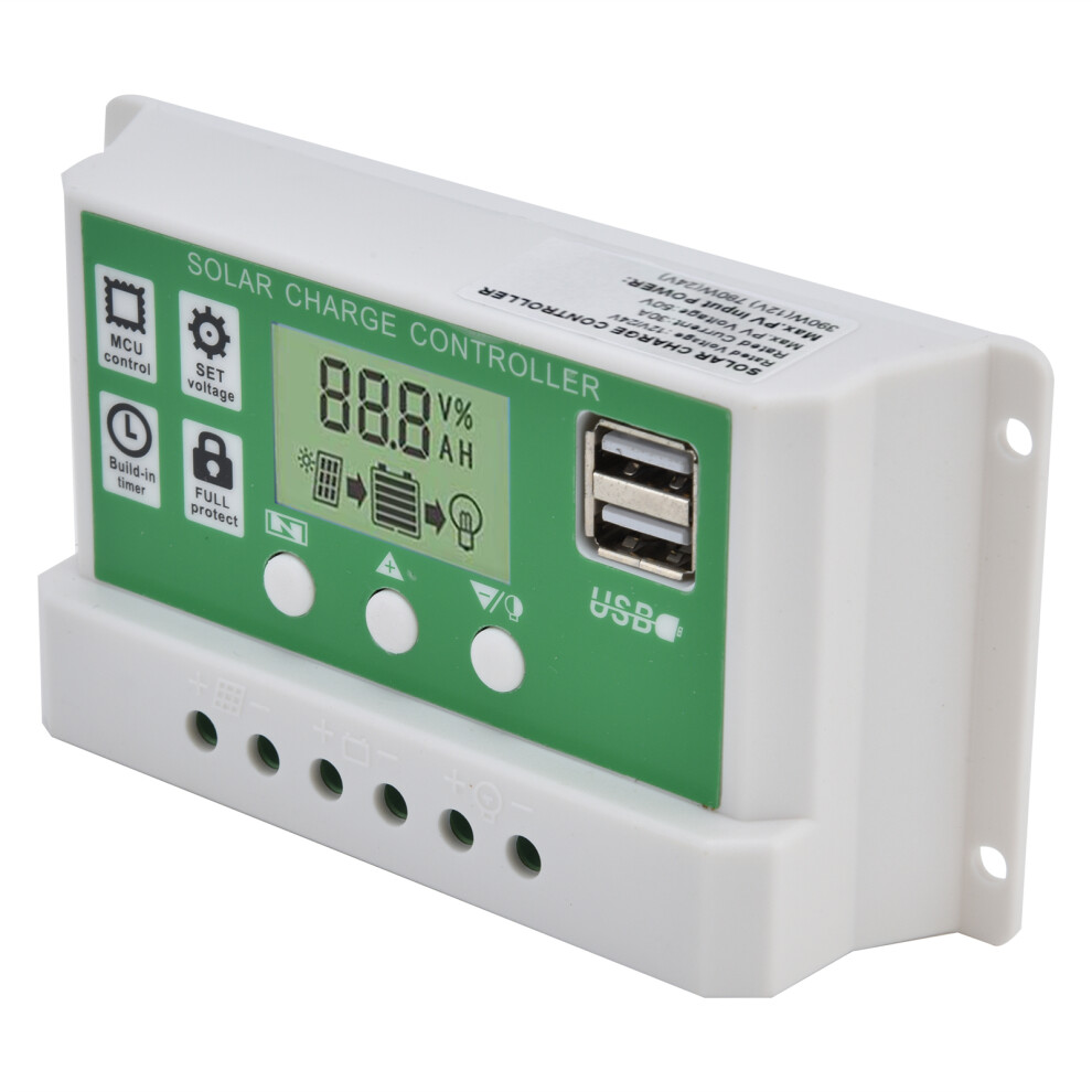 Smart Charge Controller 12/24V Dual Usb Pwm Gll1210 130W/260W 9471390778809