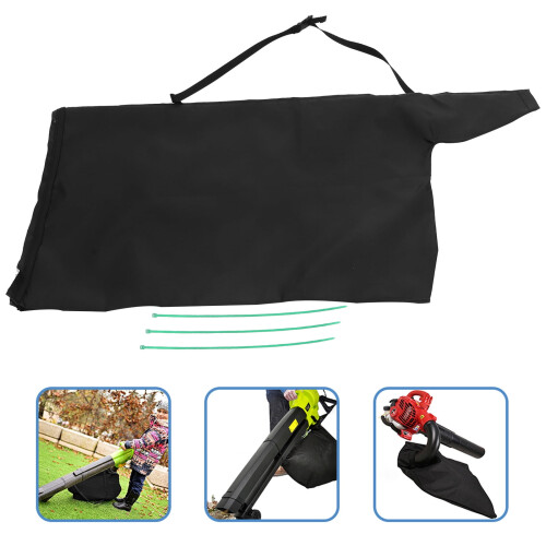 Black Oxford Cloth Leaf Blower Vacuum Bag Set 1