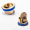 (Copper) Single Way Valves Floor Drain Deodorant Plug Quickly Draining Sewer Strainer Plug 4