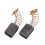 For  CB408 Carbon Brushes Motor 14mm X 9mm X 6mm 100Pcs 2