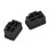 Ethernet Hub Port RJ45 Anti Dust Cover Cap Protector Plug 100Pcs Black 4