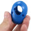 30 Piezas de Cuerda de Escalada Neta Conector de Plástico Hebilla de Red Accesorios de Escalada Azul 6
