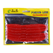(3) Bass Fishing Lures: Slow-Fluttering Fake Worms