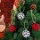 6 Pack Fabric Buffalo Check Christmas Balls 4