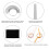10 Pcs Ring Sizer Measuring Tool Set Includes Ring Sizer Gauge, Ring Mandrel,,Jewelry Polishing Cloth 4