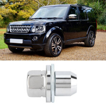 Radmuttern mit Unterlegscheibe für Land Rover Discovery Range Rover Aluminiumlegierung Silber