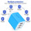 USB Wall Charger Block, 3.1A 2-Pack Fast Charging Station for compatible with iPhone, Blue 2