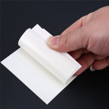 400Pcs Transparent Sticky Notes-Waterproof Self-Adhesive Clear Sticky Notes for Reading,Home,Office,School (3X3In)