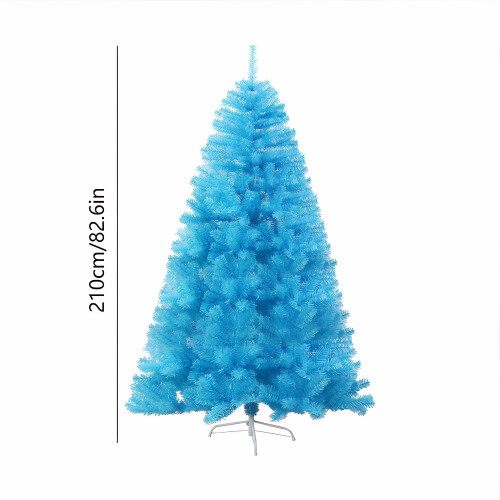 6ft White Artificial Christmas Tree with 1000 Tips & Metal 1
