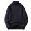 Men's Knit Turtleneck Sweater Ribbed Long Sleeve Basic Solid Pullover Sweater Casual Winter Thermal Sweater Tops 2
