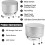 Bluetooth Shower Speaker with LED Light IPX8 Waterproof 3