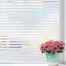 (30x100 cm, J) Matte privacy window film stained glass uv solar static non-adhesive clings for home decorative sun blocking window stickers