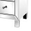3 Drawers Crystal Knobs Mirrored Bedside Table Cabinet Glass Nightstand 12