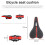 BASSTOP Comfortable Bicycle Saddle,Bicycle Seat,Waterproof,Oudtoor,Black 3