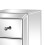 3 Drawers Crystal Knobs Mirrored Bedside Table Cabinet Glass Nightstand 16