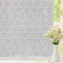 (60x100 cm, H) Matte privacy window film stained glass uv solar static non-adhesive clings for home decorative sun blocking window stickers