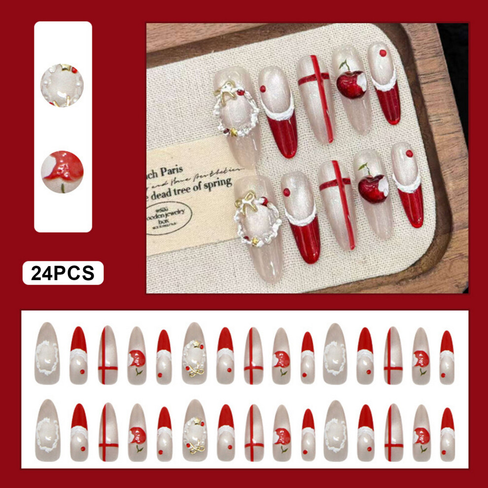 Reach-Tools Christmas Cat Eye Fake Nails 30Pcs Set