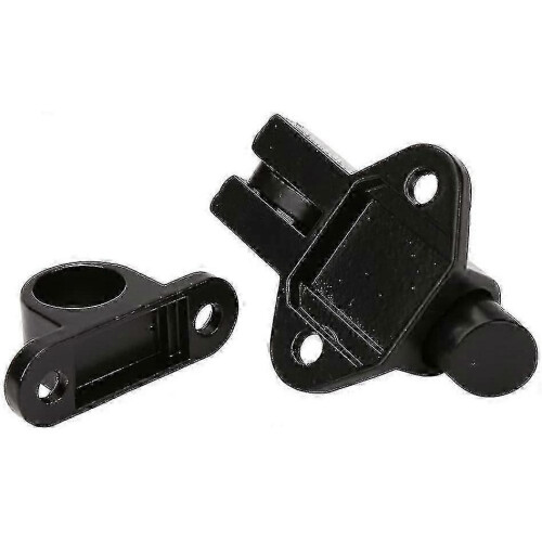 4 Pack Black Aluminum Alloy Security Automatic Window Gate Lock Spring Load Bolt Latch 2