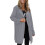 Oversized Hoodie Women Gray XL 4