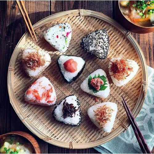 τεμάχια κιτ παρασκευής καλουπιών ρυζιού Onigiri, πρέσα παρασκευής Musubi, κλασική 1