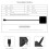 4X Suitable for  Square Notebook Portable Power Adapter 65W Type-C Port Pd Fast Charge Computer Charger US Plug 6