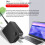 4X Suitable for  Square Notebook Portable Power Adapter 65W Type-C Port Pd Fast Charge Computer Charger US Plug 8